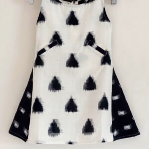 Double ikkat girls dress