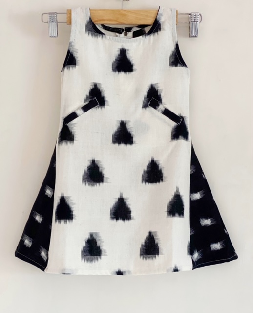 Absolute - Double ikat dress 1 Double ikkat girls dress