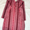 Pink and Maroon sambalpuri ikkat kurta for boys